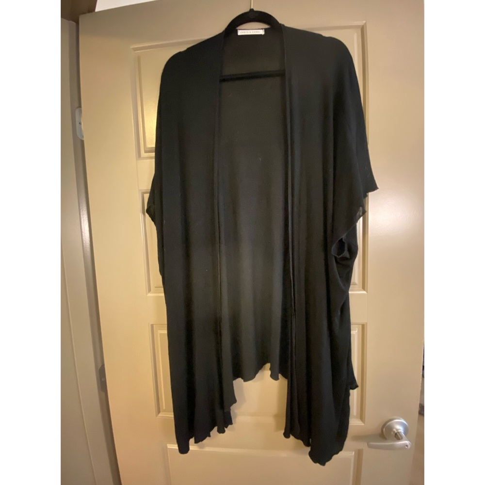 Chris & Carol, one size, lightweight black duster